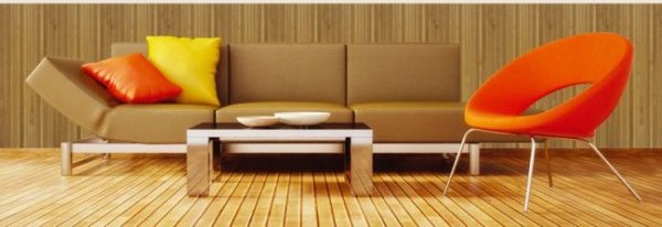 Bambusové obklady zútulní i nevlídné chodby