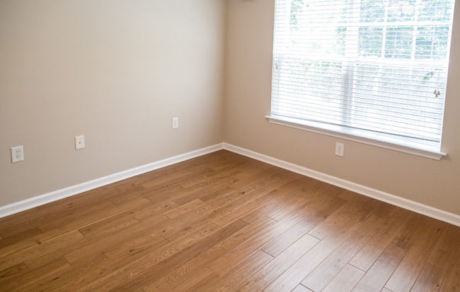 42974269 - new hardwood floor in new home