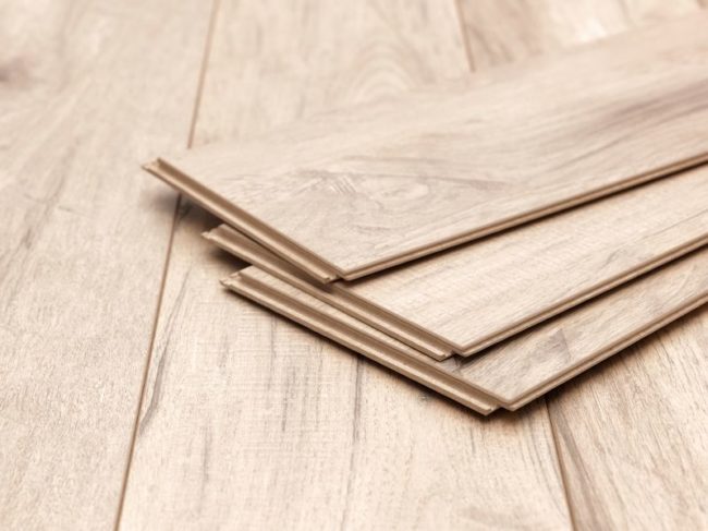 50504716 - a studio photo of timber laminate flooring