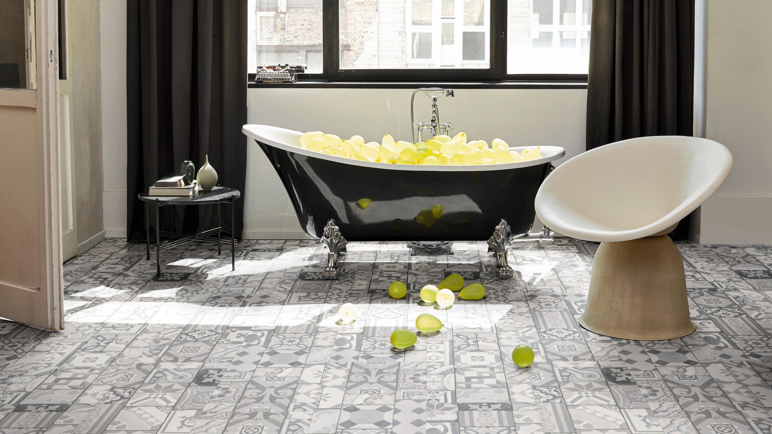 Vinylové podlahové materiály do koupelny