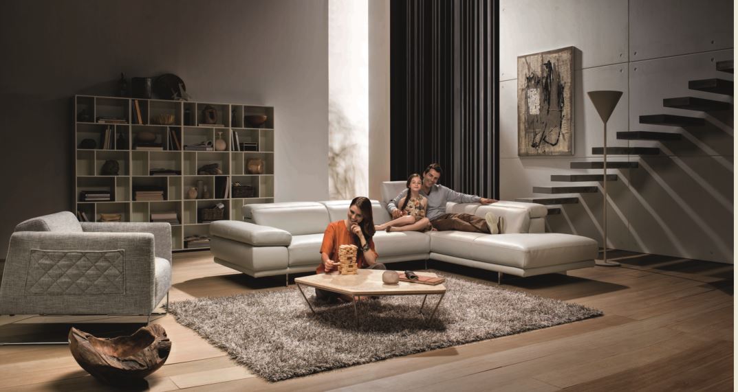 Dokonalé sladění nábytkového idealismu v trendy stylu Natuzzi Italia