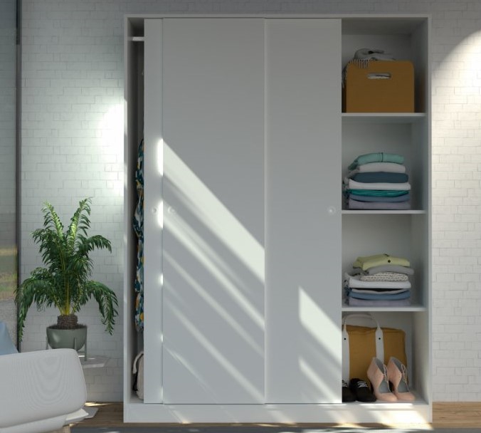 Šatní skříň zajistí praktickou, ale také estetickou funkci